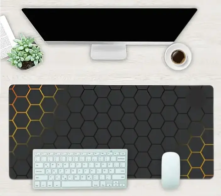 Abstract art Desk-pad 2 (With Hexagonal Pattern)