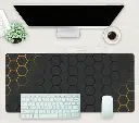 Abstract art Desk-pad 2 (With Hexagonal Pattern)